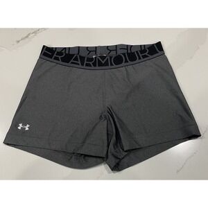 Under‎ Armour Baselayer Womens L Shorty 3 Inch Inseam Heat Gear Yoga Gym Workout